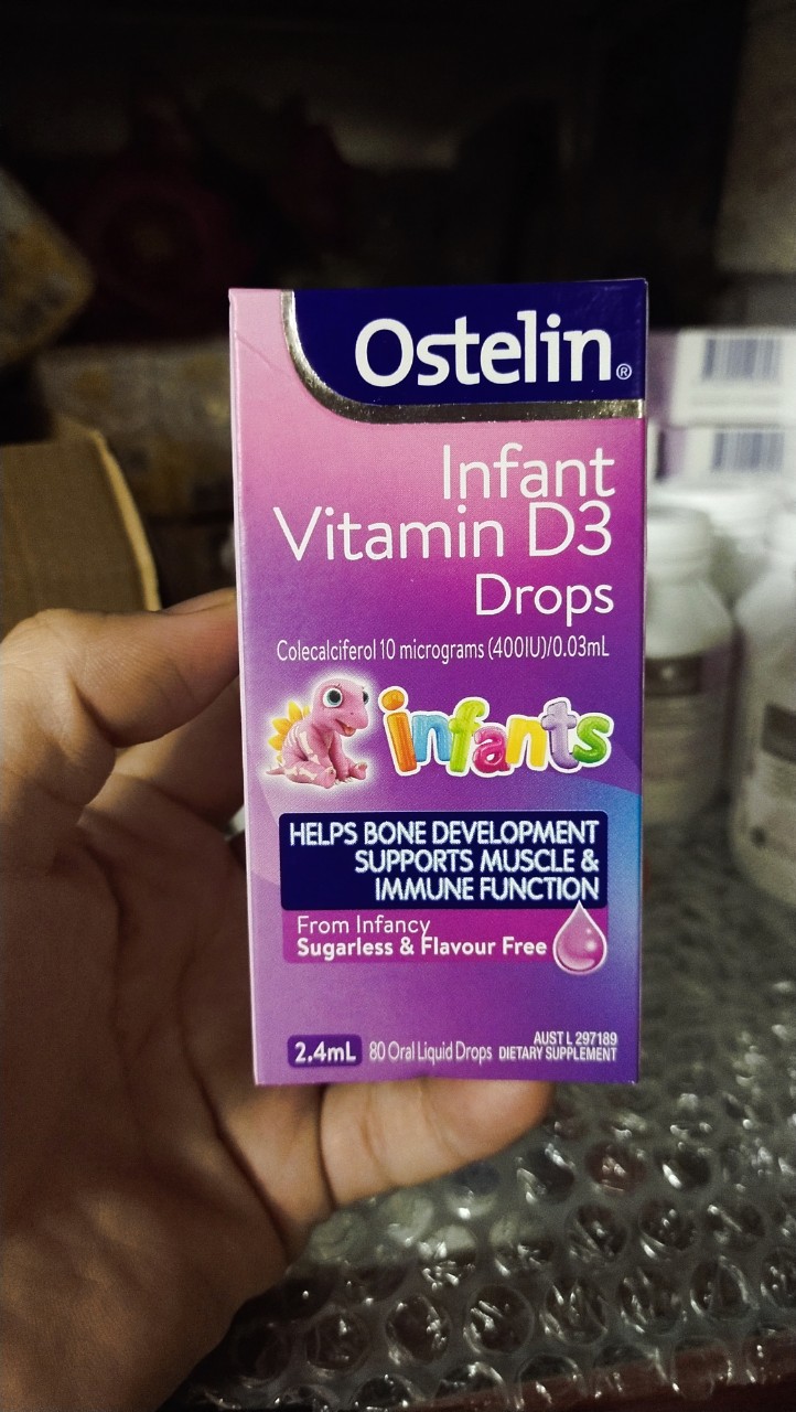 [HCM]Date 2026-Vitamin d3 ostelin drop cho bé từ sơ sinh 2.4ml