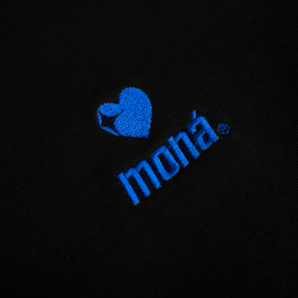 [VOUCHER 12%/149K] Áo thun baby tee MONÁ - BLUE ĐEN