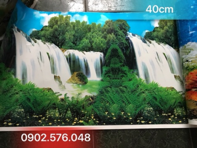[HCM]Tranh dán hồ cá cao 40cm x1M