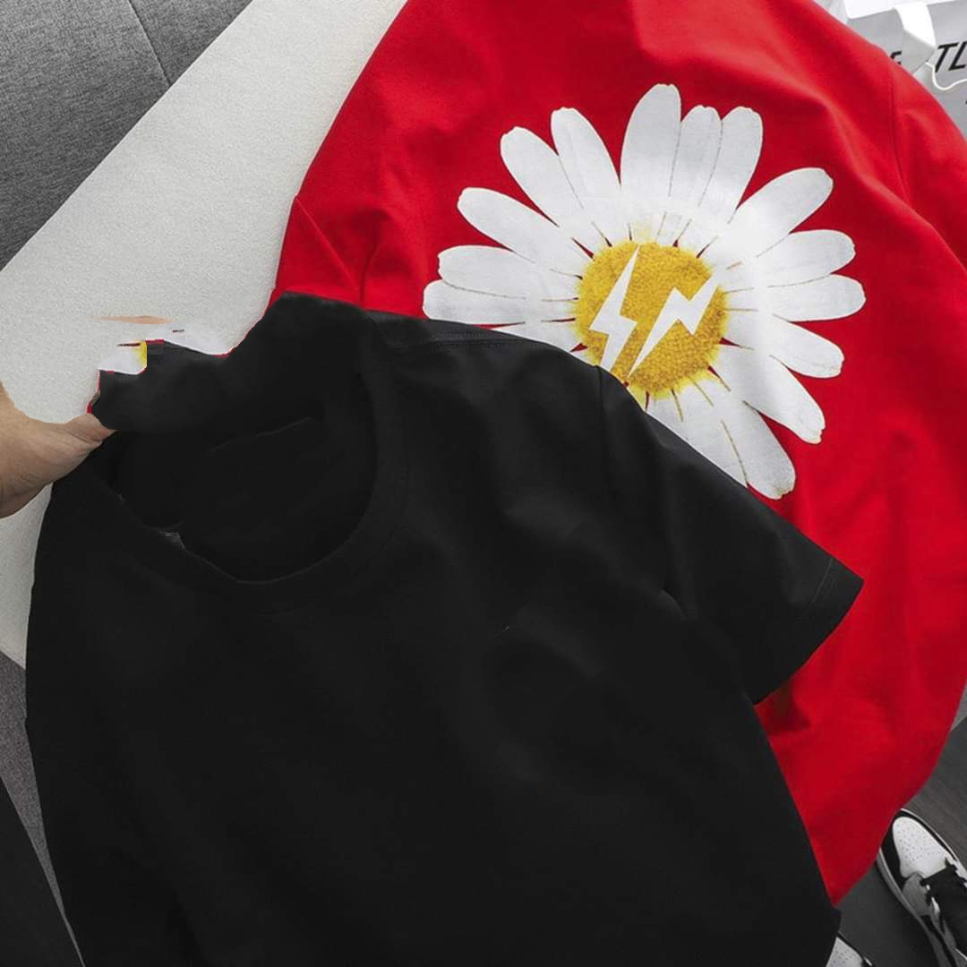 [HCM]Áo Cặp - Áo thun nam nữ form rộng Hàn Quốc in hình Hoa THạch Thảo độc đẹp vải dày mịn mát