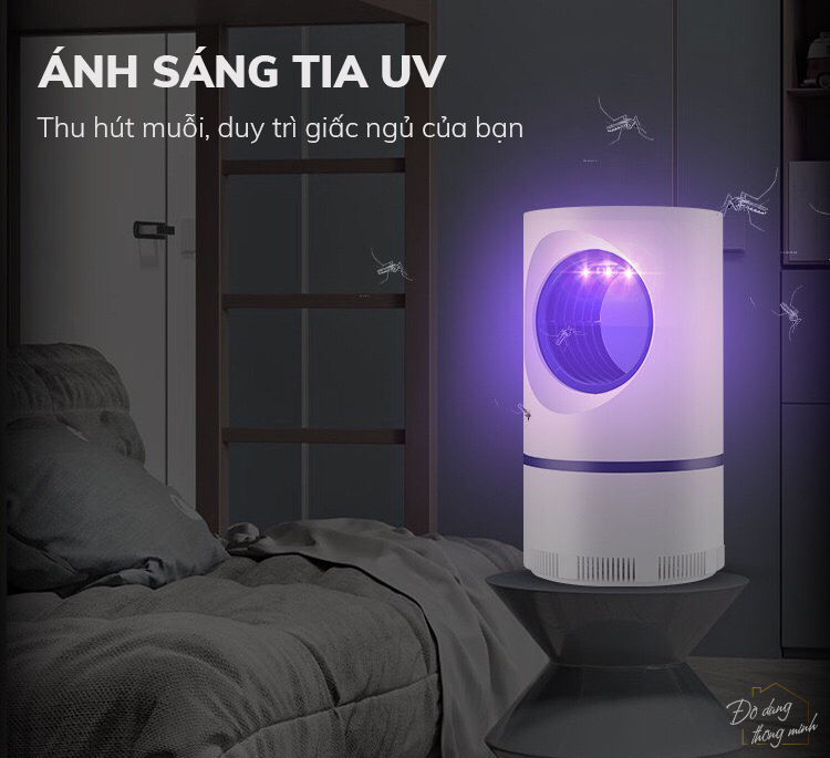 Đèn Bắt Muỗi Thông Minh 2021
