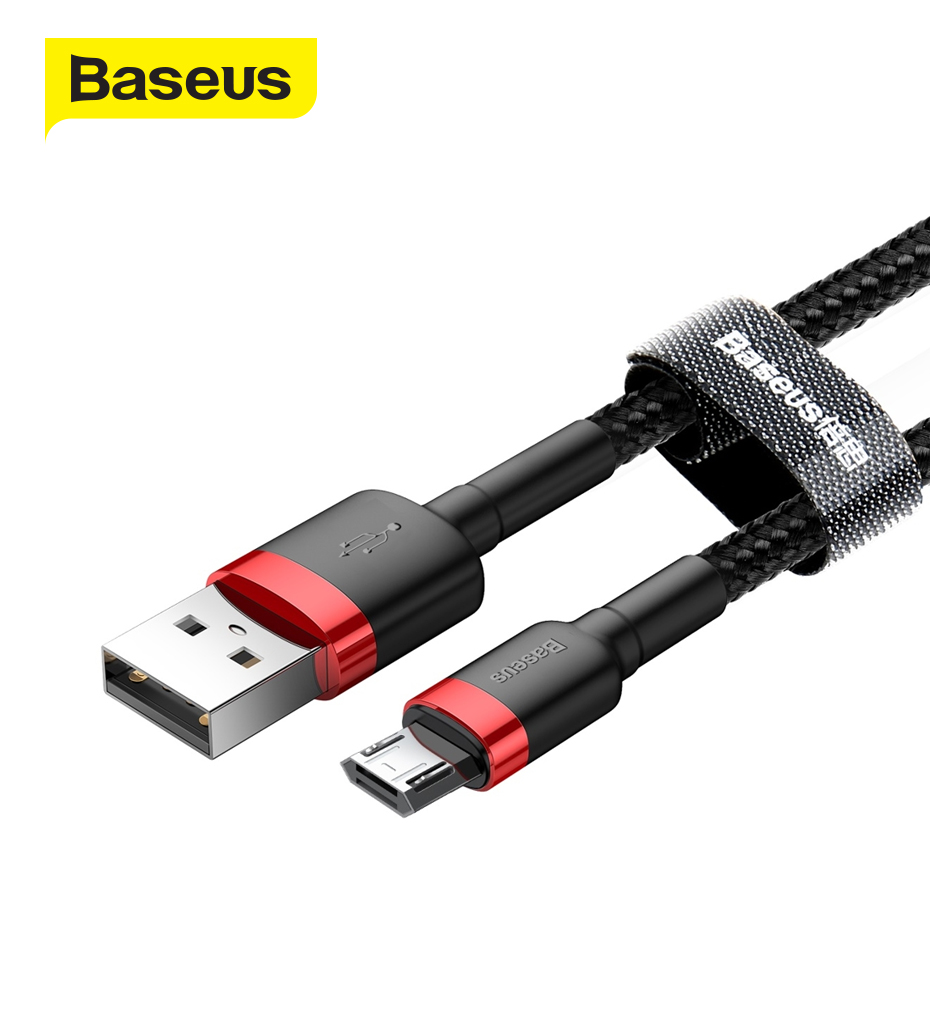 Cáp Sạc Baseus sạc Nhanh Micro USB Cho Smartphone Android 2.4A Baseus Cafule