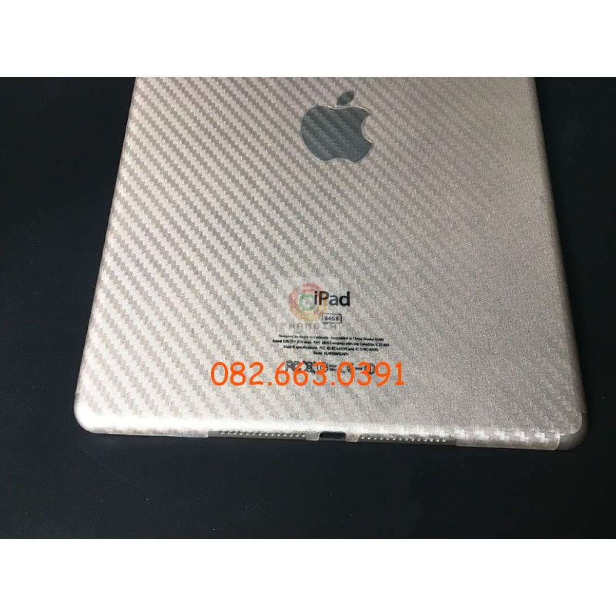 Miếng dán mặt lưng skin carbon dành cho các dòng iPad mini 2-3-4