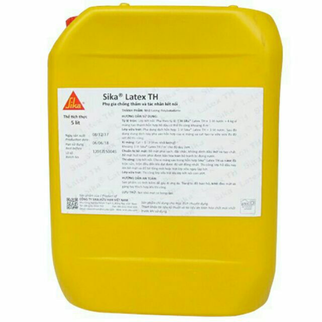 Chống thấm sika latex th 5l hàng hot giá rẻ