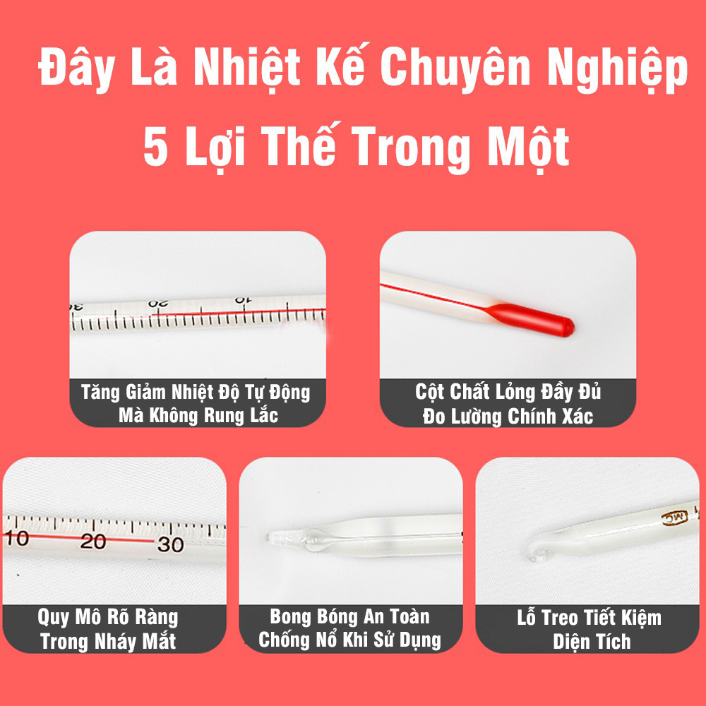 Nhiệt Kế Đo Độ Nước 100 Độ C