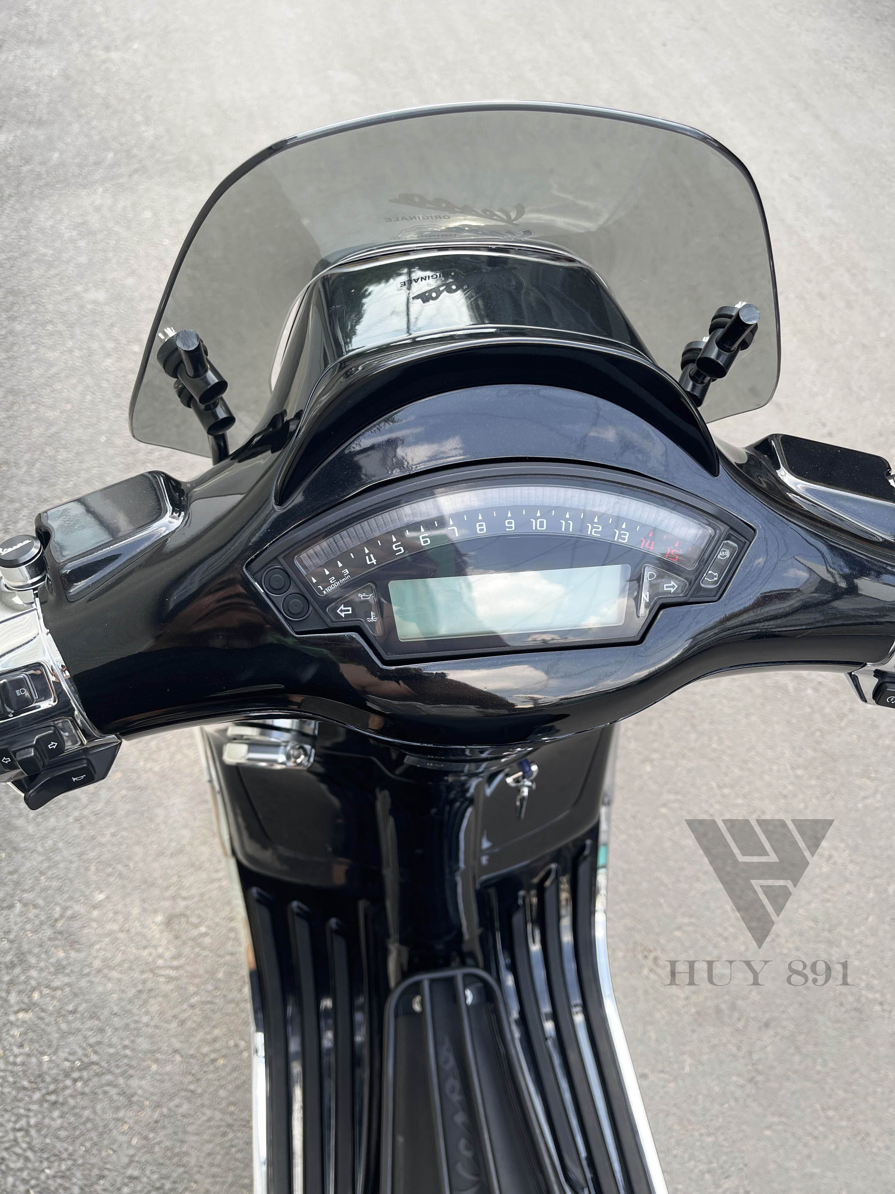 Kính chắn gió thấp dành cho Vespa Sprint, Notte