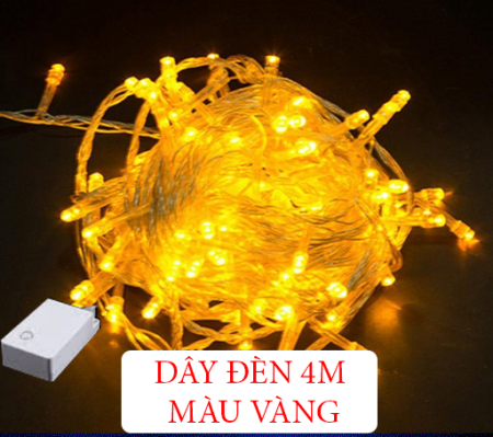 Dây đèn led trang trí noel dài 4M nhiều màu sắc