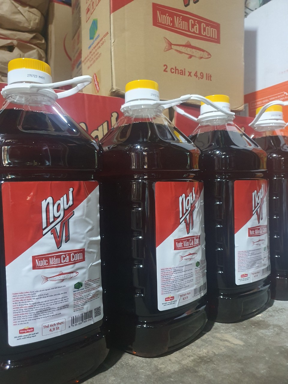 NƯỚC MẮM CÁ CƠM NGƯ VỊ 5L