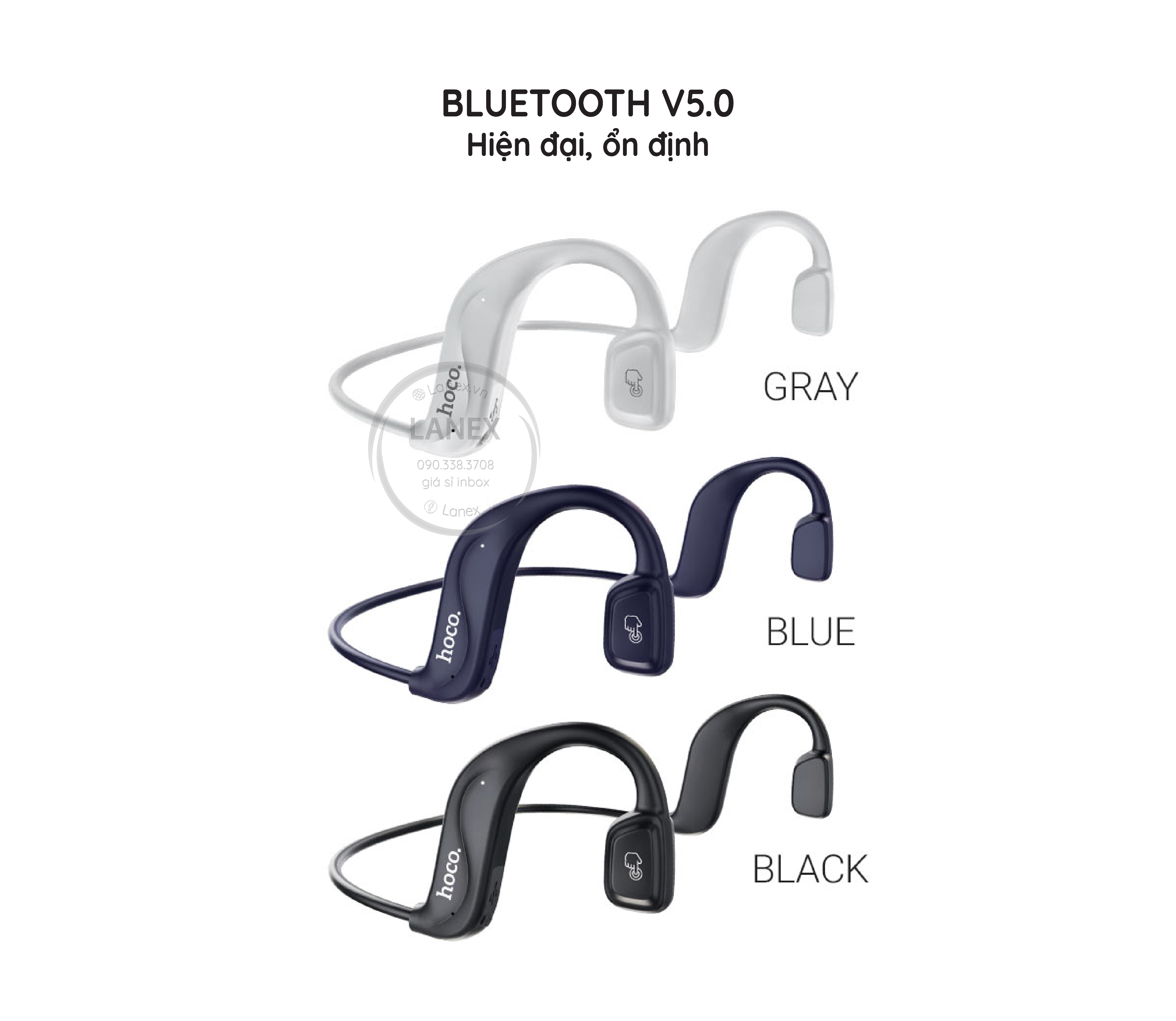 Tai Nghe Bluetooth Hoco Es50 Thể Thao 2 Bên V5.0 Có Mic
