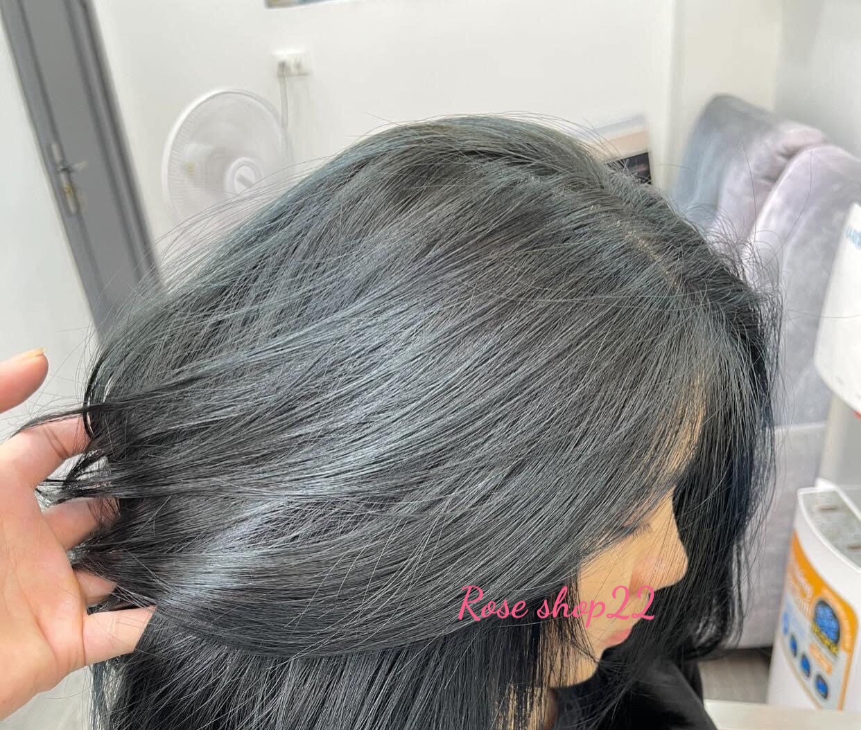 Combo Color Hair Coat (Charcoal) + Oxygen + Bleaching Powder