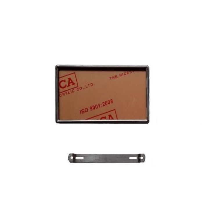 KHUNG BIỂN SỐ INOX MICA MẪU MỚI (BIỂN VÀNG) KHUNG GÒ CAO CẤP DÀNH CHO XE Ô TÔ