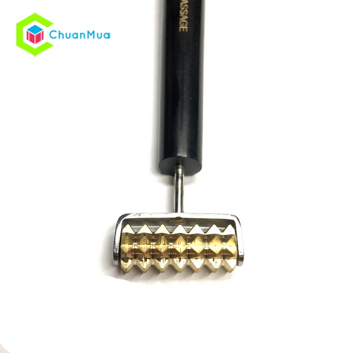 Double girdle needle roller (large size)-Diagnostic Instrument (abdomen, back, thigh, muscle stimulator, fat burning, blood bruise roller) | chuanbuy gda170