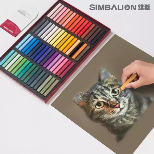 [HCM]Phấn Tiên 12/24/48 SIMBALION Soft Pastel Cao Cấp