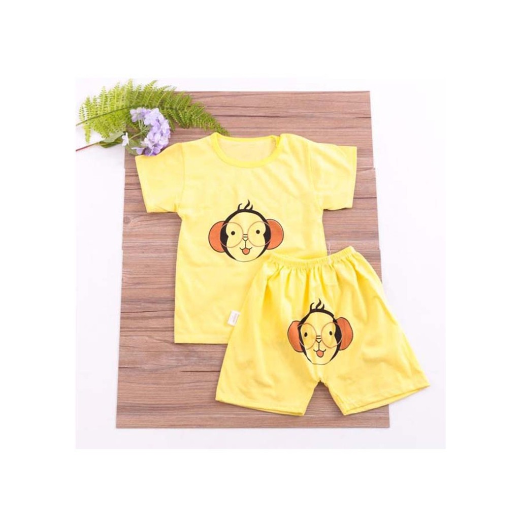 Combo 05 bộ quần áo cộc tay cho bé yêu