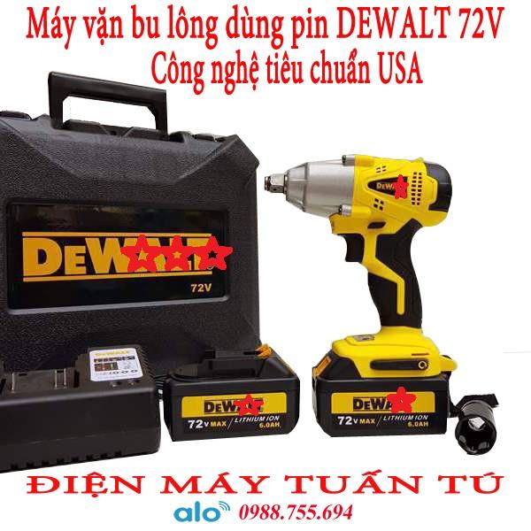 MÁY VẶN BU LÔNG DÙNG PIN DEWAT 72V