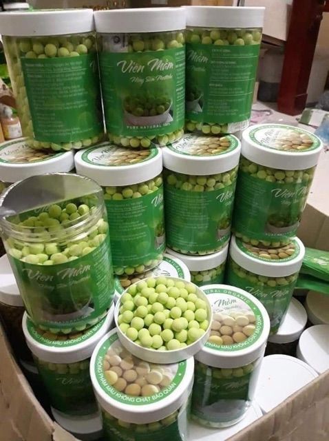 Viên mầm matcha hồng sâm hộp 500g