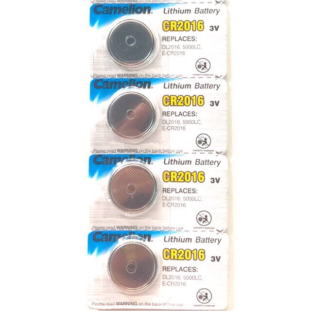 Vỉ 5 viên pin CAMELION CR2016 CR 2016