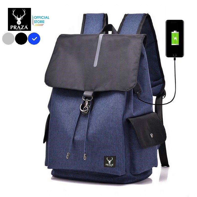 Balo Unisex Cao Cấp Có Cổng Sạc Praza - BL181