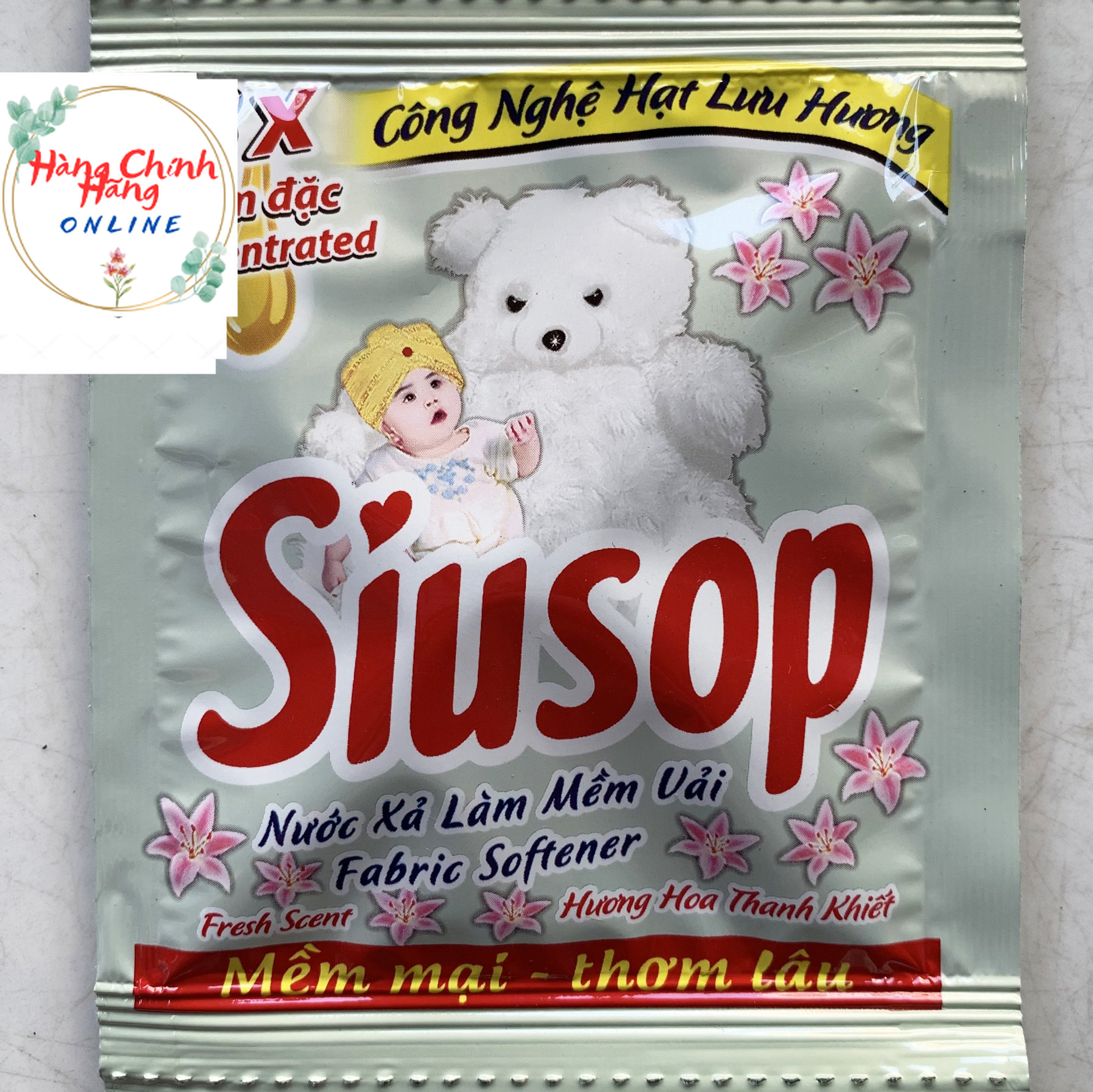 Combo 10 gói nước xả làm mềm vải siusop