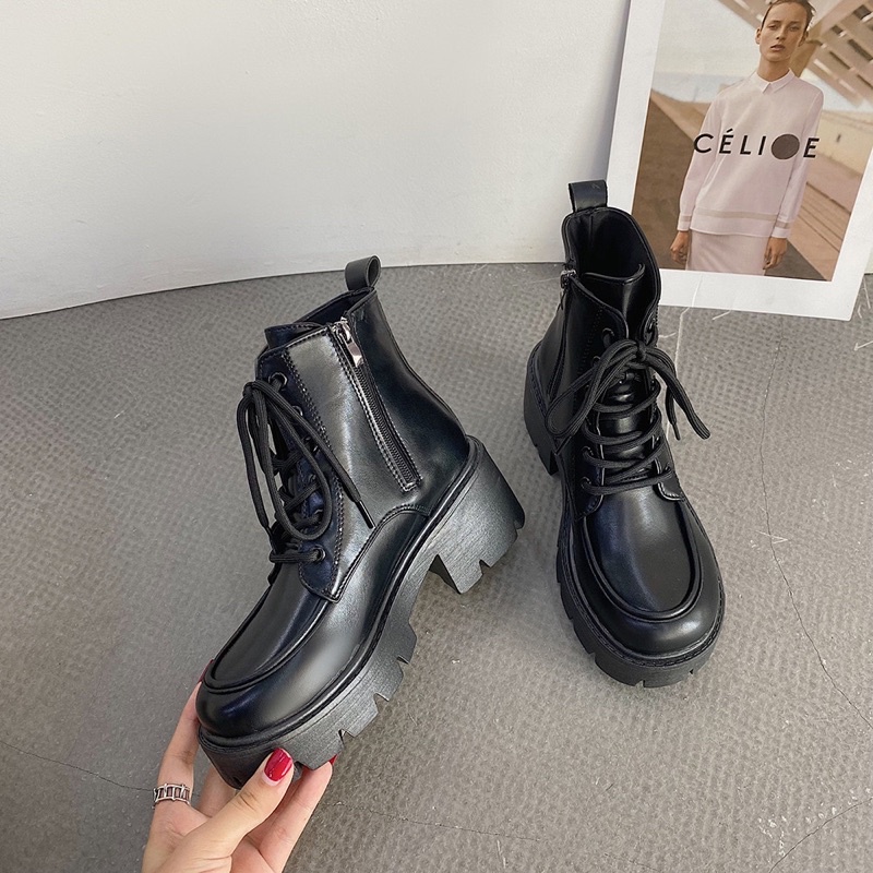 Giày Bốt Cao Gót - Giày Boot Đế Cao