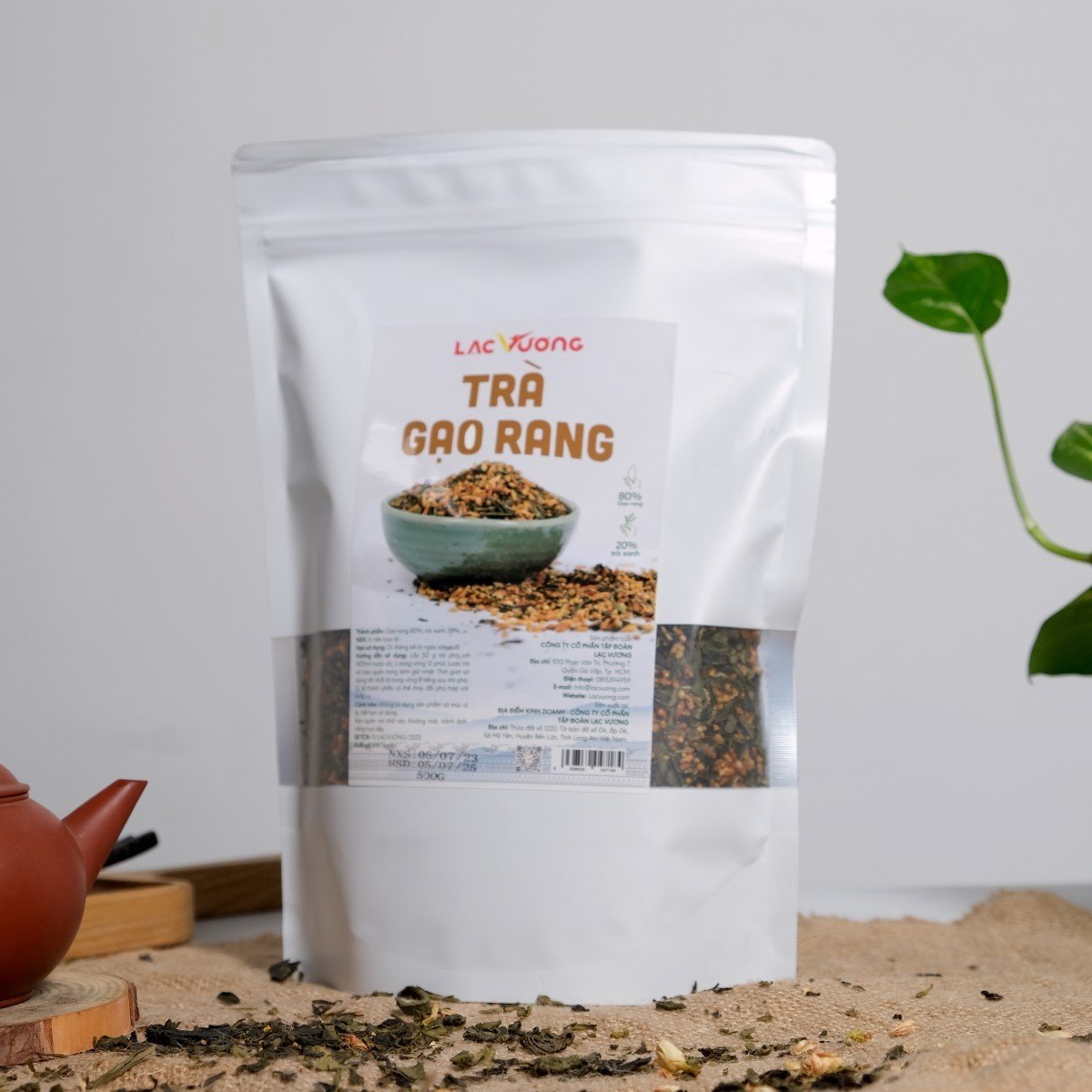 Trà gạo rang Lạc Vương 500g