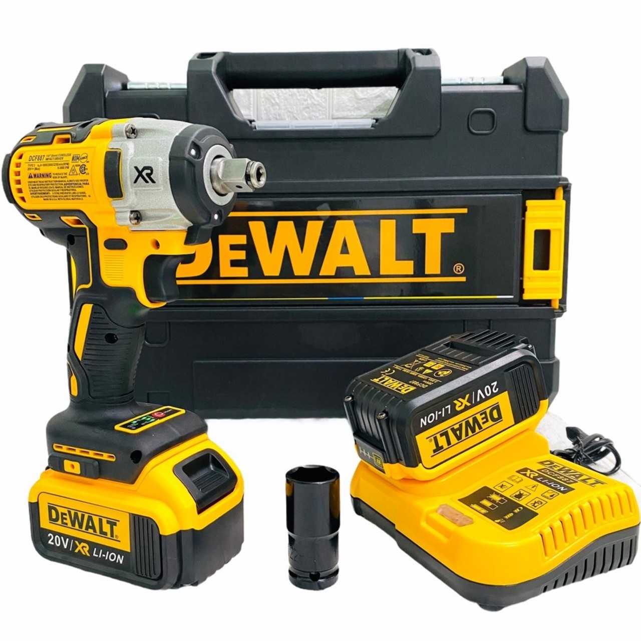 Máy Siết Bulong De.Wat 20v Không Chổi Than