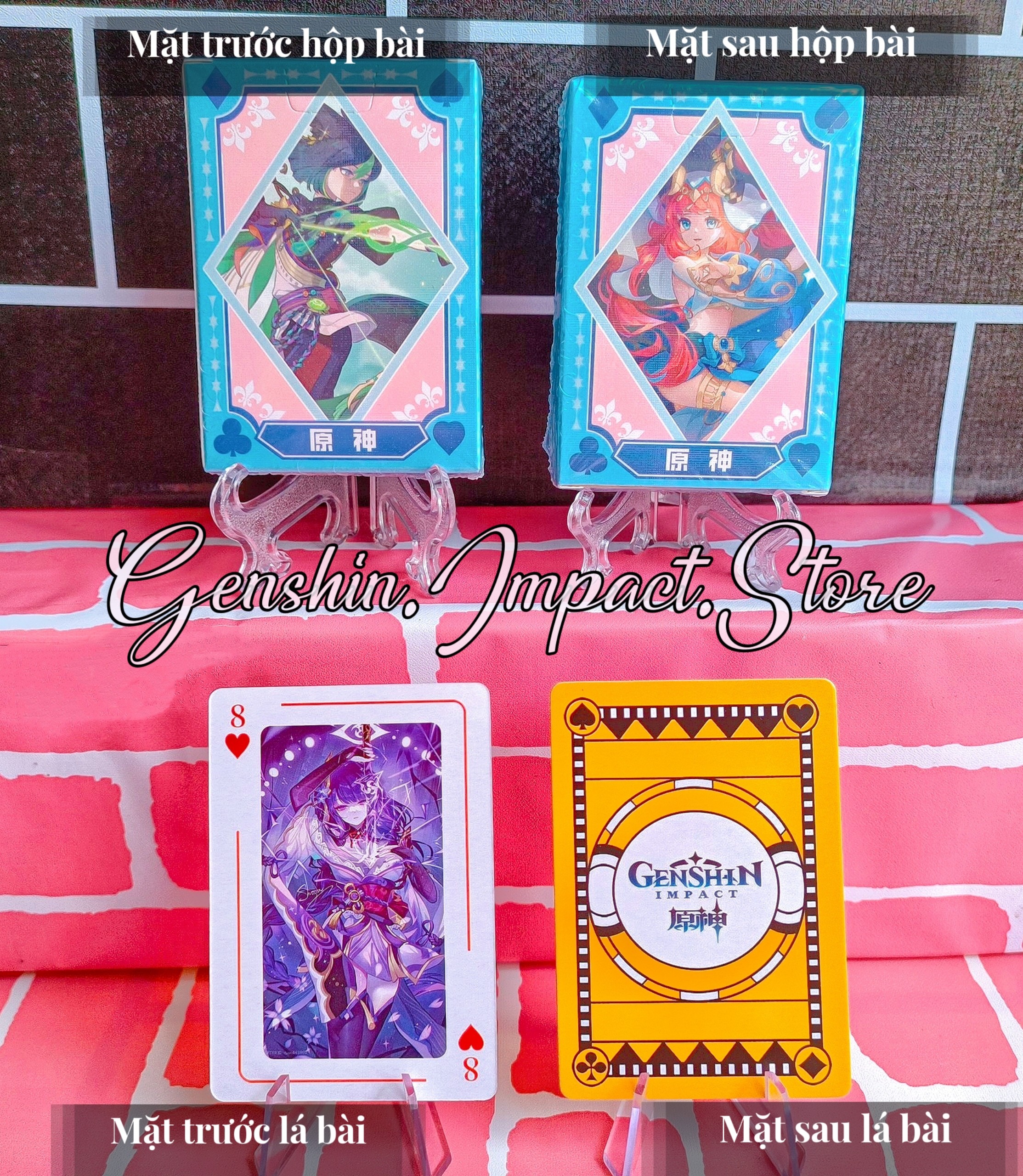 Bộ bài Genshin Impact 54 lá