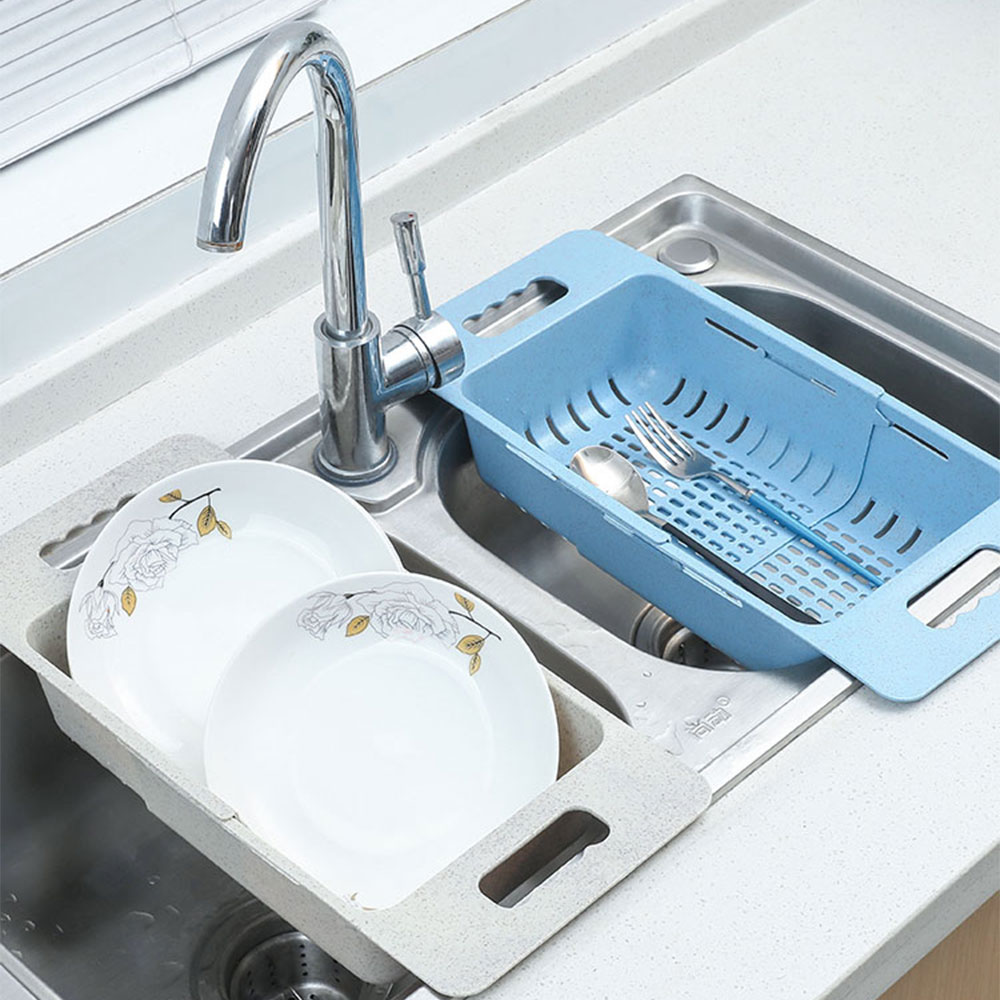 Rổ gác bồn rửa lúa mạch rút gọn