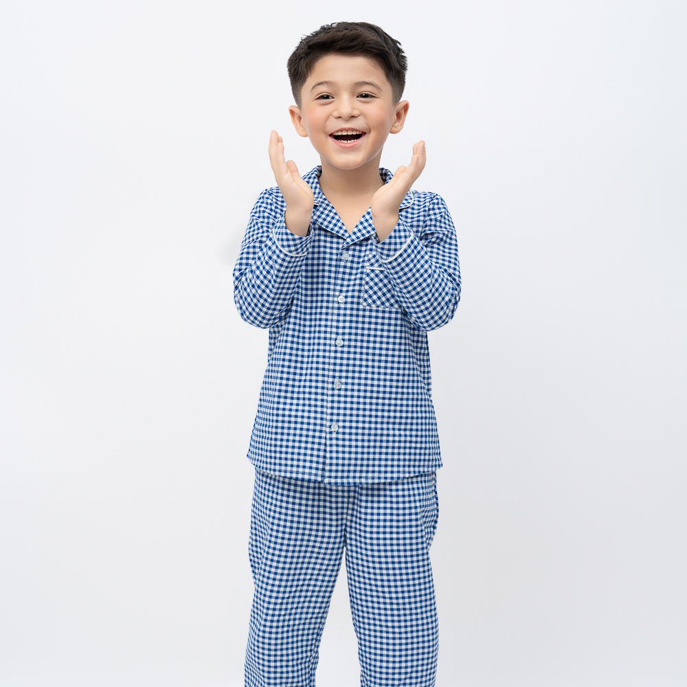 [Mua 3 giảm 20%, mua 2 giảm 15%] Bộ piijama dài tay, chất liệu kate họa tiết đặc trưng NOEL cho bé SDK011W12