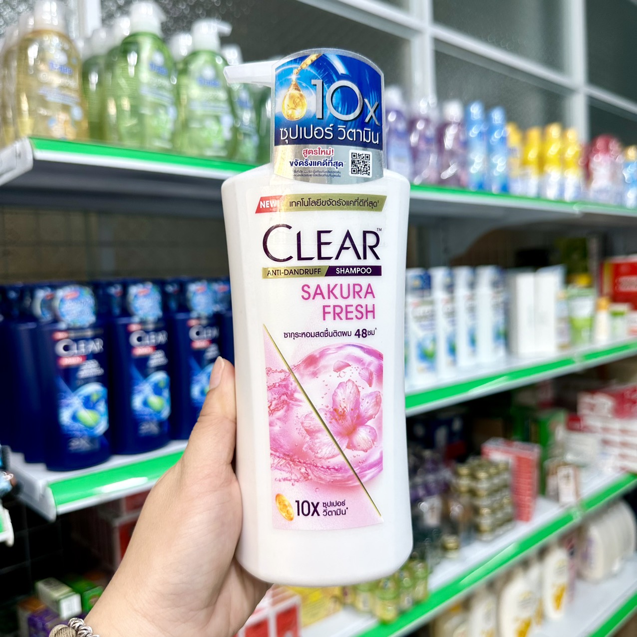 [Mẫu mới] Dầu gội Clear 450ml/435ml Thái Lan