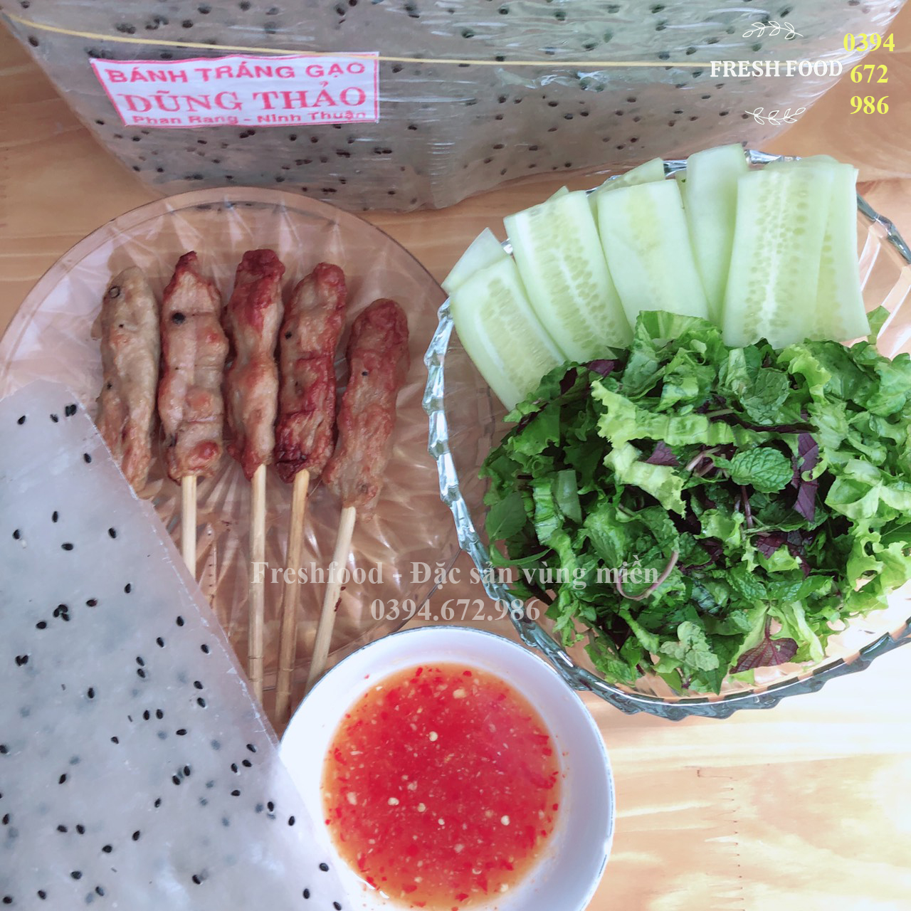Bánh Tráng Mè Đen Phan Rang 1 Xấp 2kg (100 cái)