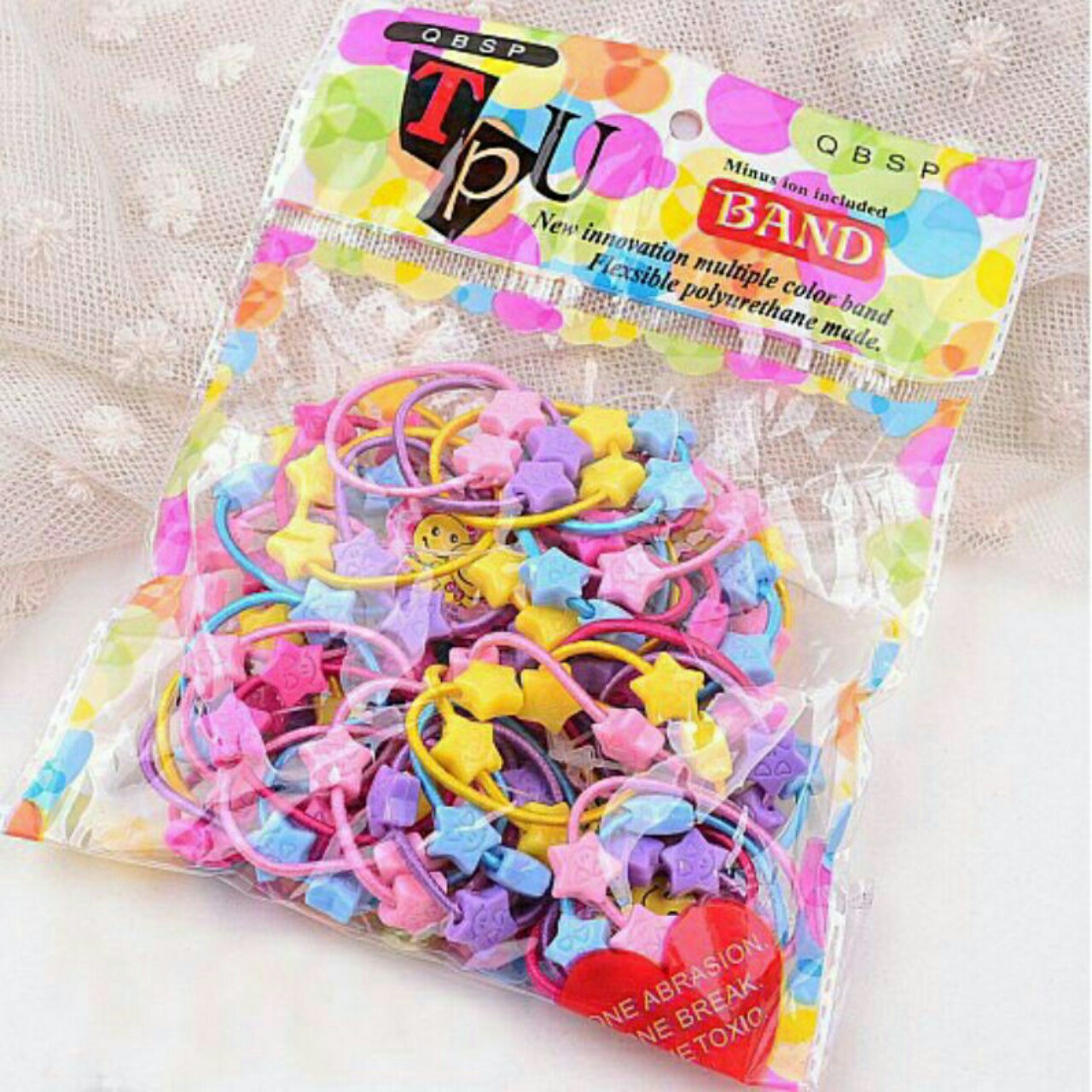 FREESHIP-SET 50 CÁI | CHUN BUỘC TÓC CHO BÉ MIX NHIỀU MÀU | VIDEO THẬT | KISS PLAZA