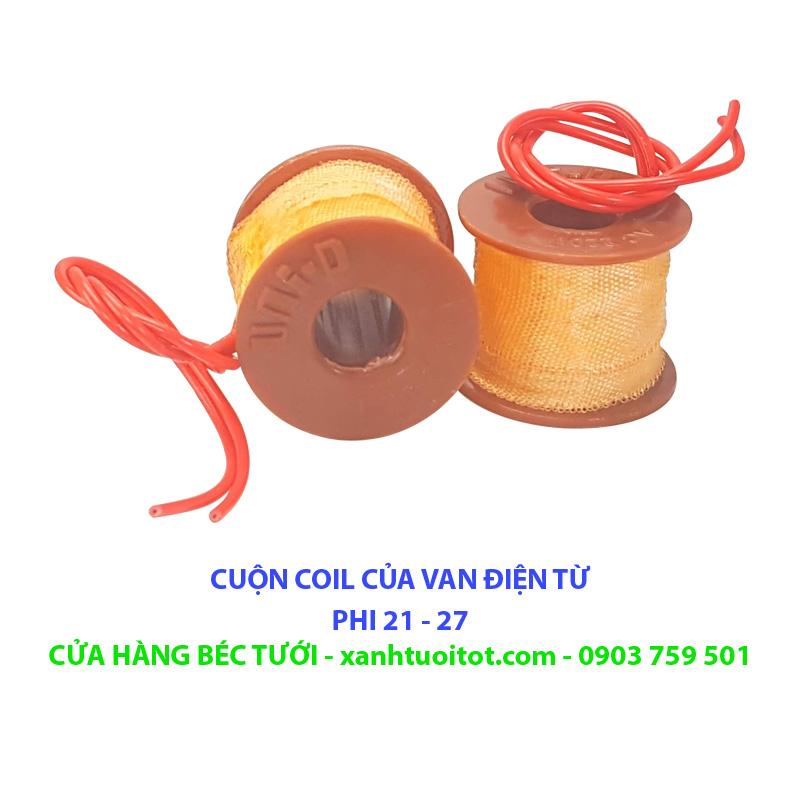 [HCM]CUỘN COIL DÙNG CHO VAN ĐIỆN TỪ 21 27