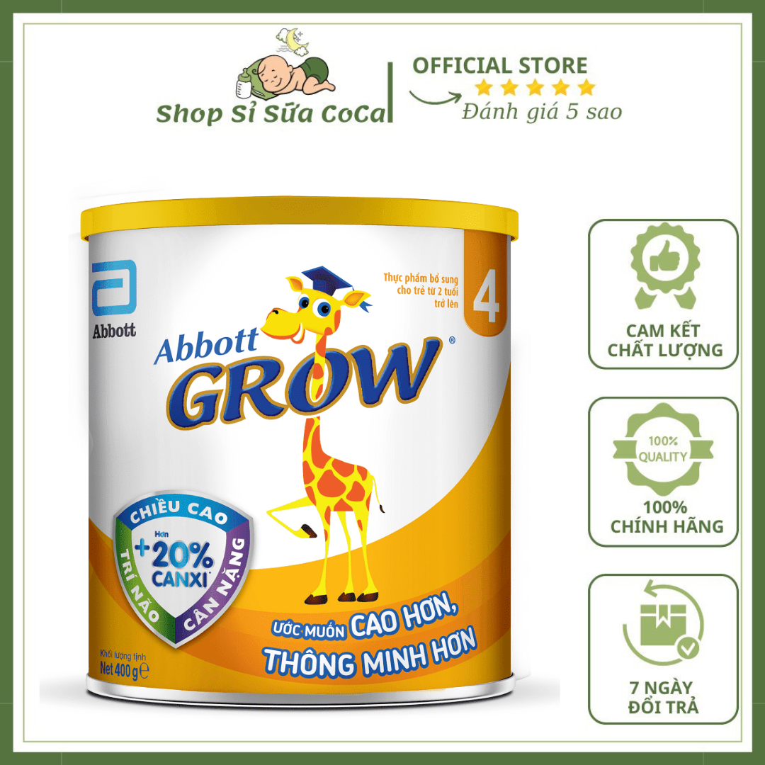 SỮA bột Abbot Grow 4 900gr (Date 2025)