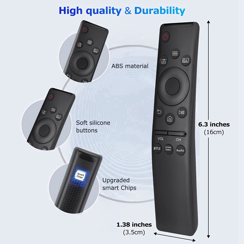 Universal for Samsung Smart TV Remote Control Replacement,Infrared Remote Control,with Netflix,Prime Video,Hulu Buttons