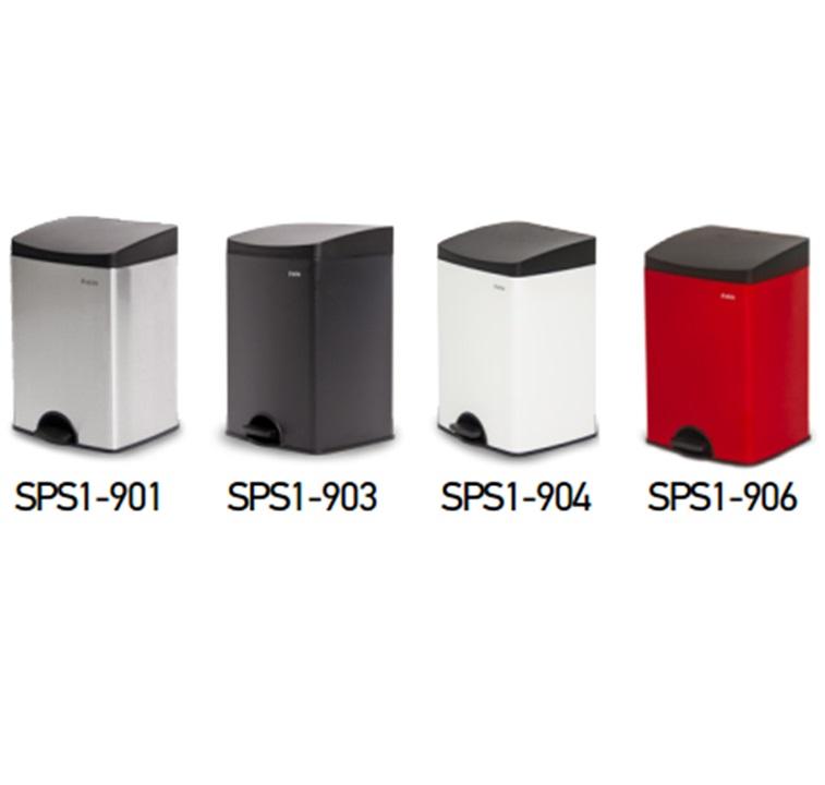 Thùng rác Fitis vuông đạp chân thấp SPS1-901