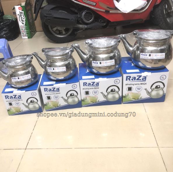 Ấm đun nước bếp từ cao cấp Raza_2L/3L/4L/5L/7L