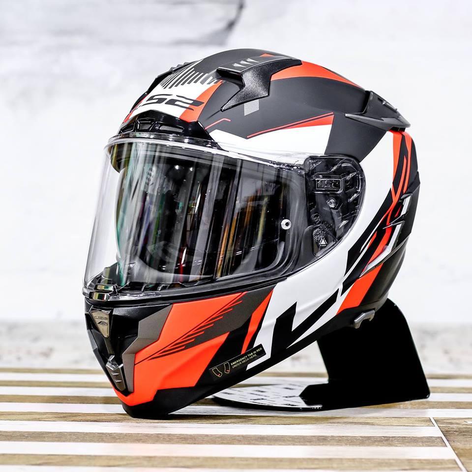 [HCM]Nón fullface LS2 FF327 Challenger đen  cam nhám