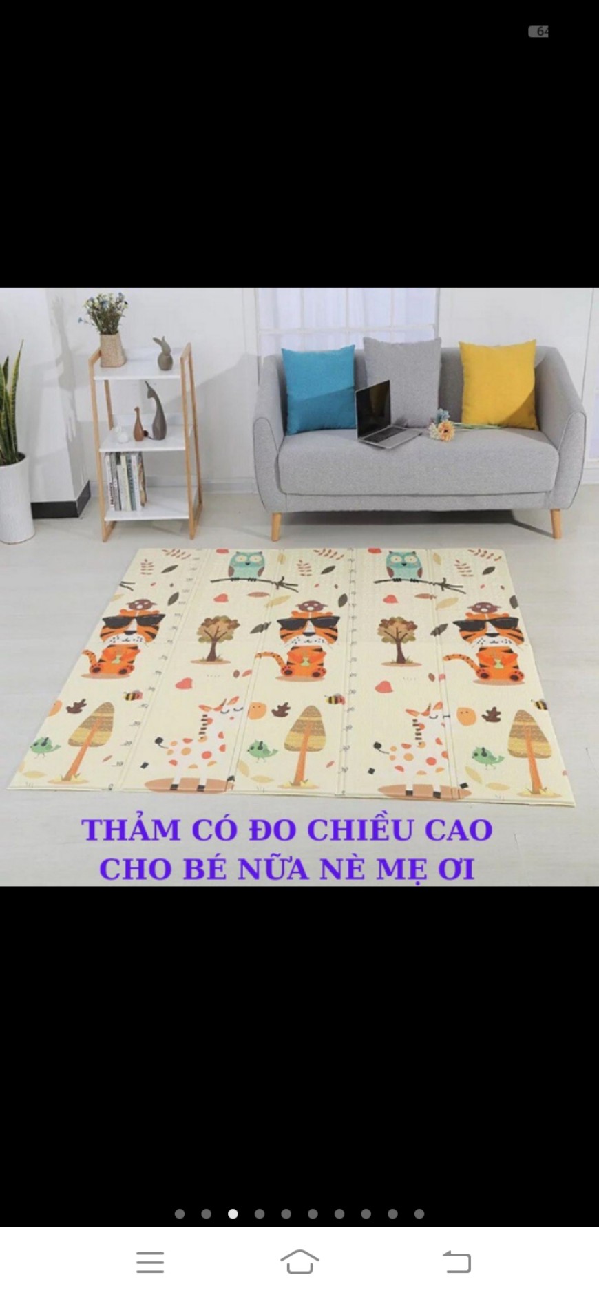 Chiếu Xốp Thảm Xốp 18x2m Cao Cấp Gấp Gọn Được