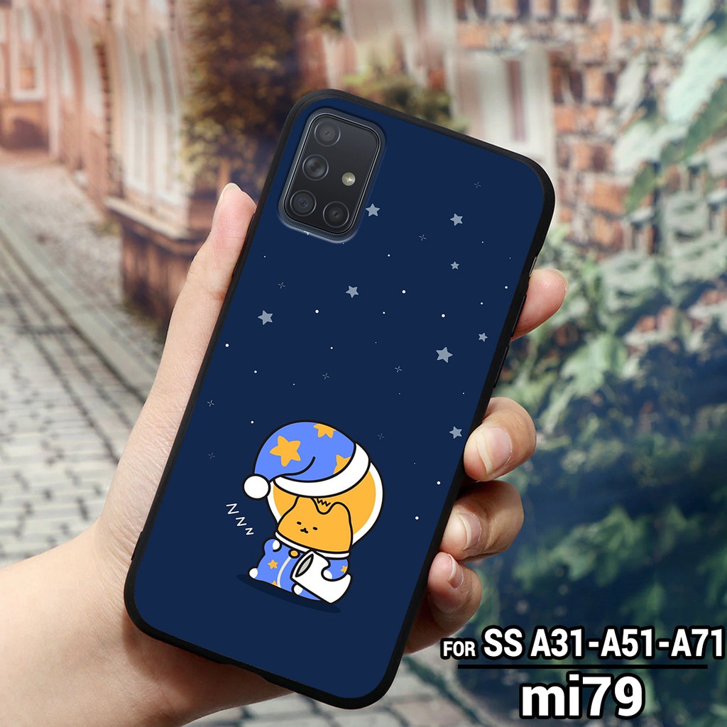 Ốp lưng samsung galaxy a31 - a51 - a71 - m51 - a12 in hình vũ trụ siêu xinh