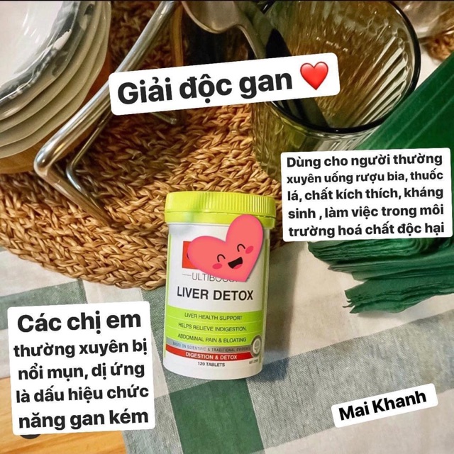 Thải độc gan Úc liver detox Swisse