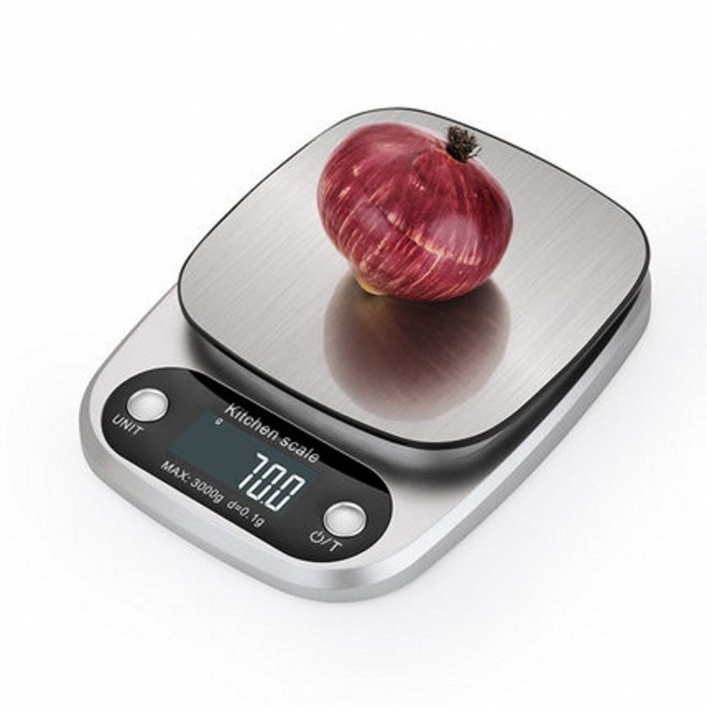 Cân tiểu ly điện tử mini nhà bếp Kitche Scale, Cân điện tử mini độ chính xác cao định lượng 0.1Gr đến 5000Gr, Tặng kèm 2 pin AAA