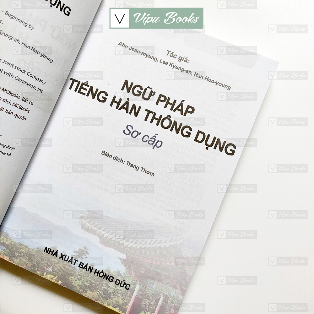 Sách - Ngữ Pháp Tiếng Hàn Thông Dụng Sơ Cấp