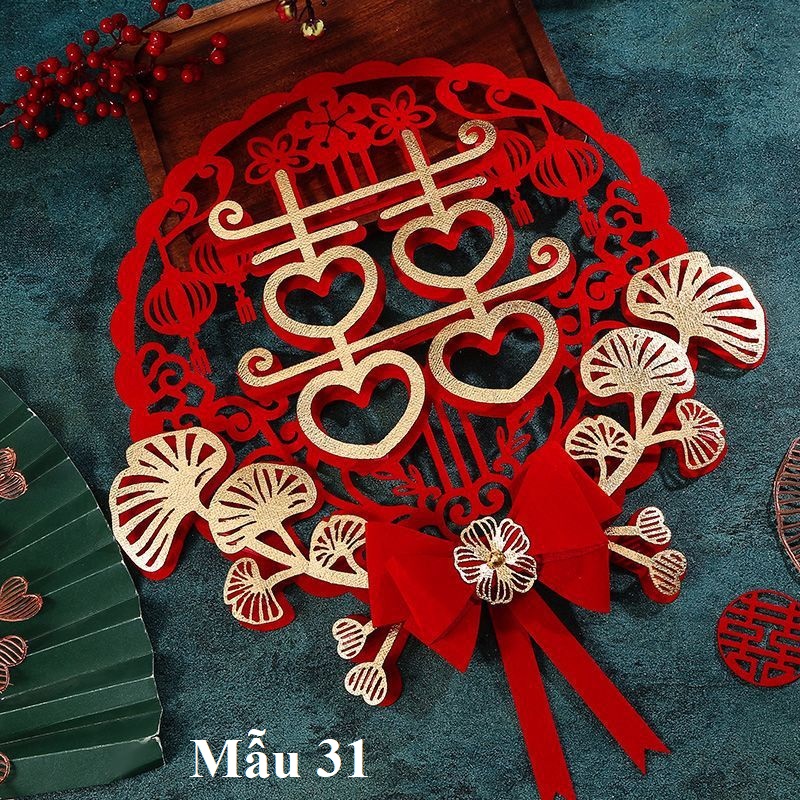 Set trang trí cửa phòng cưới