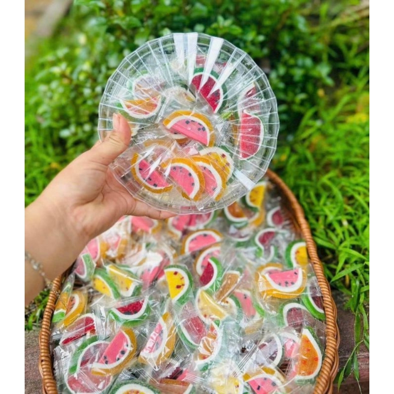 350g Kẹo dẻo dưa hấu thơm ngon - đồ ăn vặt