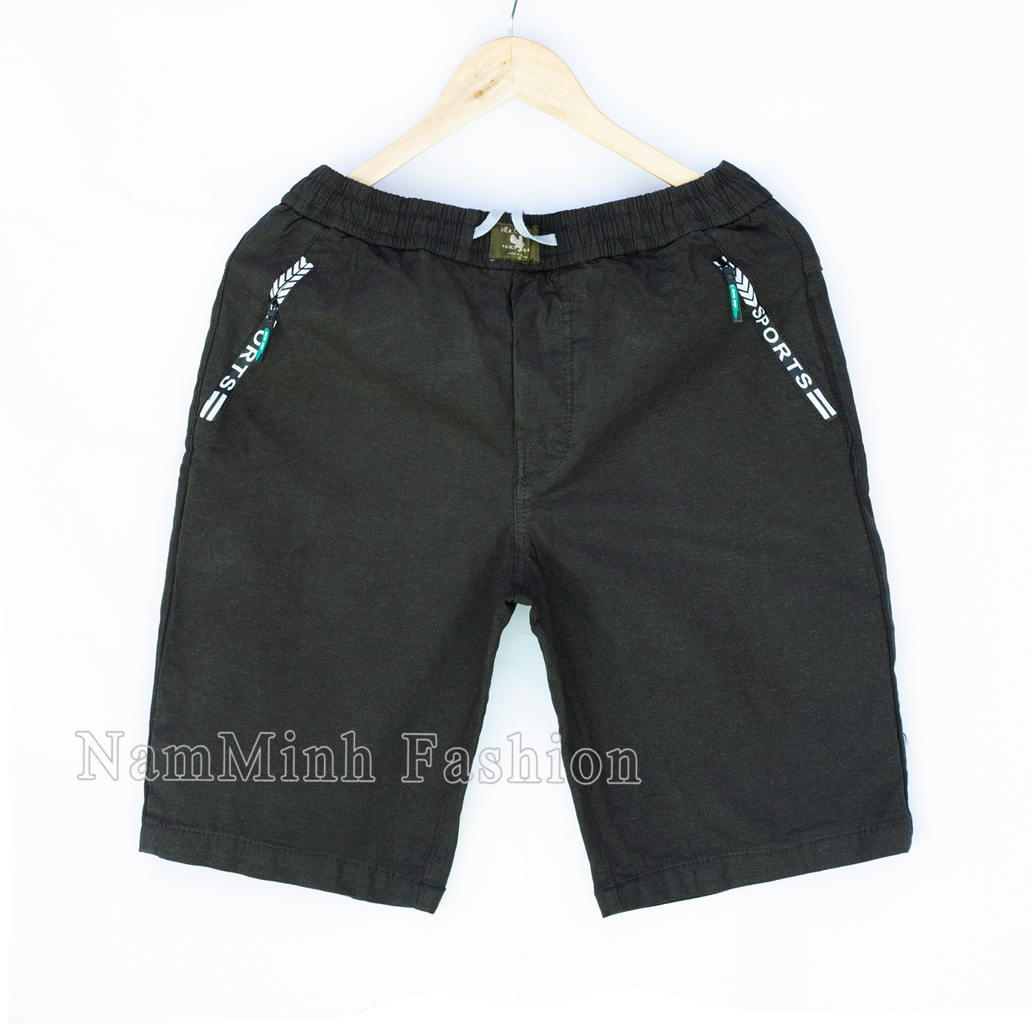 [HCM][Video+ Quà Tặng ] Quần Short Thể Thao Nam Lưng Thun Big Size (70-105 KG)Quần Short Nam Size Lớn Túi Khóa Kéo Vải Kaki Co Giản NM-H01