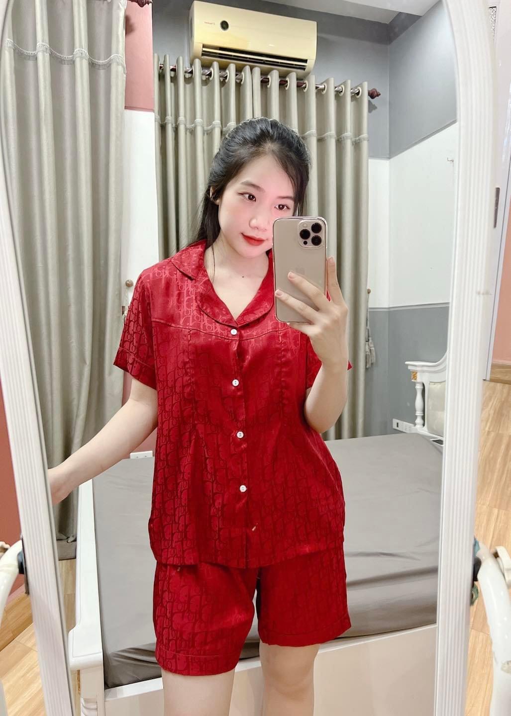 bộ đồ bầu chất lụa kết hợp sau sinh giá rẻ, đẹp