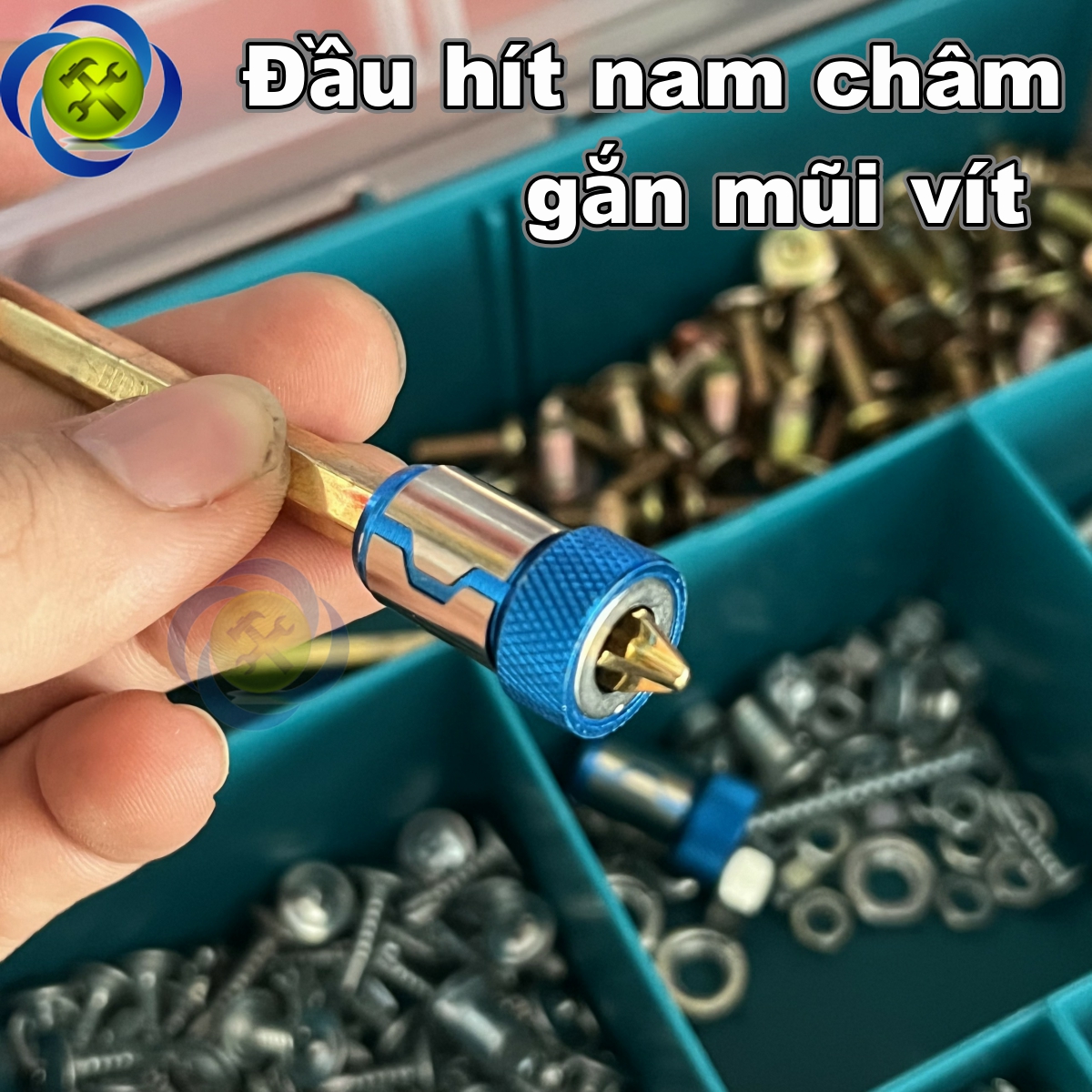 Đầu hít ốc vít nam châm gắn mũi bắt vít