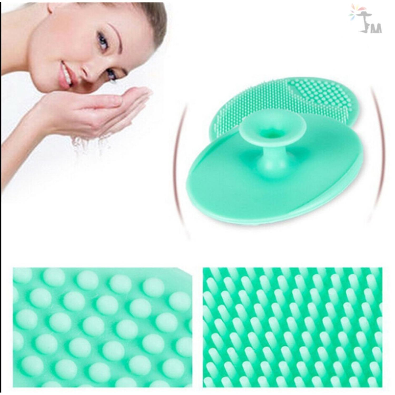 Miếng silicon mềm rửa mặt, êm mịn