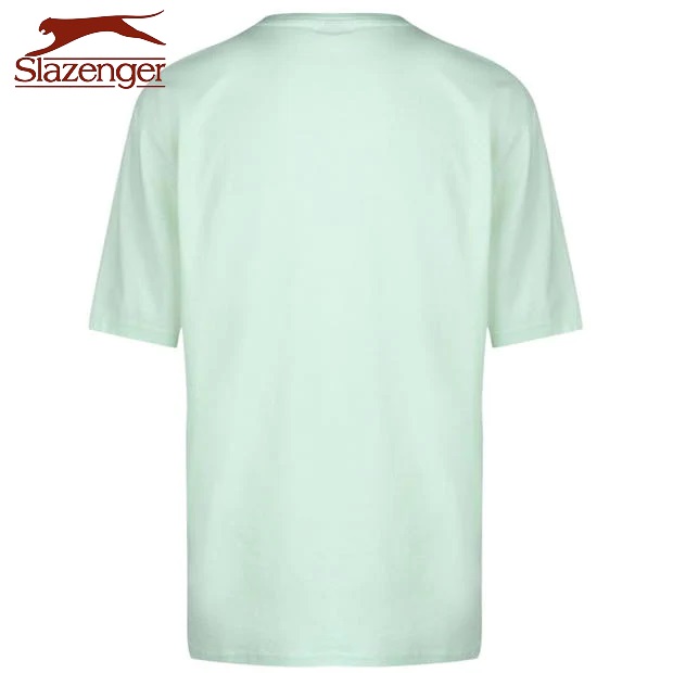 Áo thun nam Slazenger Plain (màu Aqua) - Hàng size UK